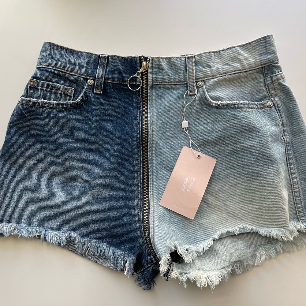 REVICE - Jean shorts - Half/Half